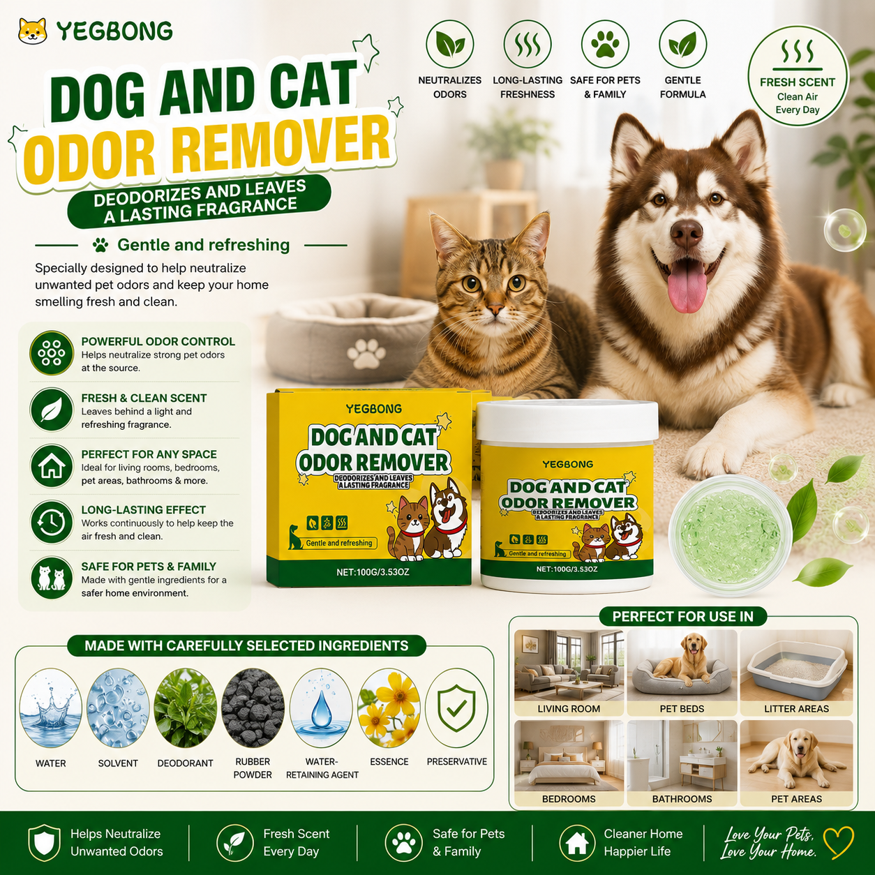 Dog And Cat Odor Remover