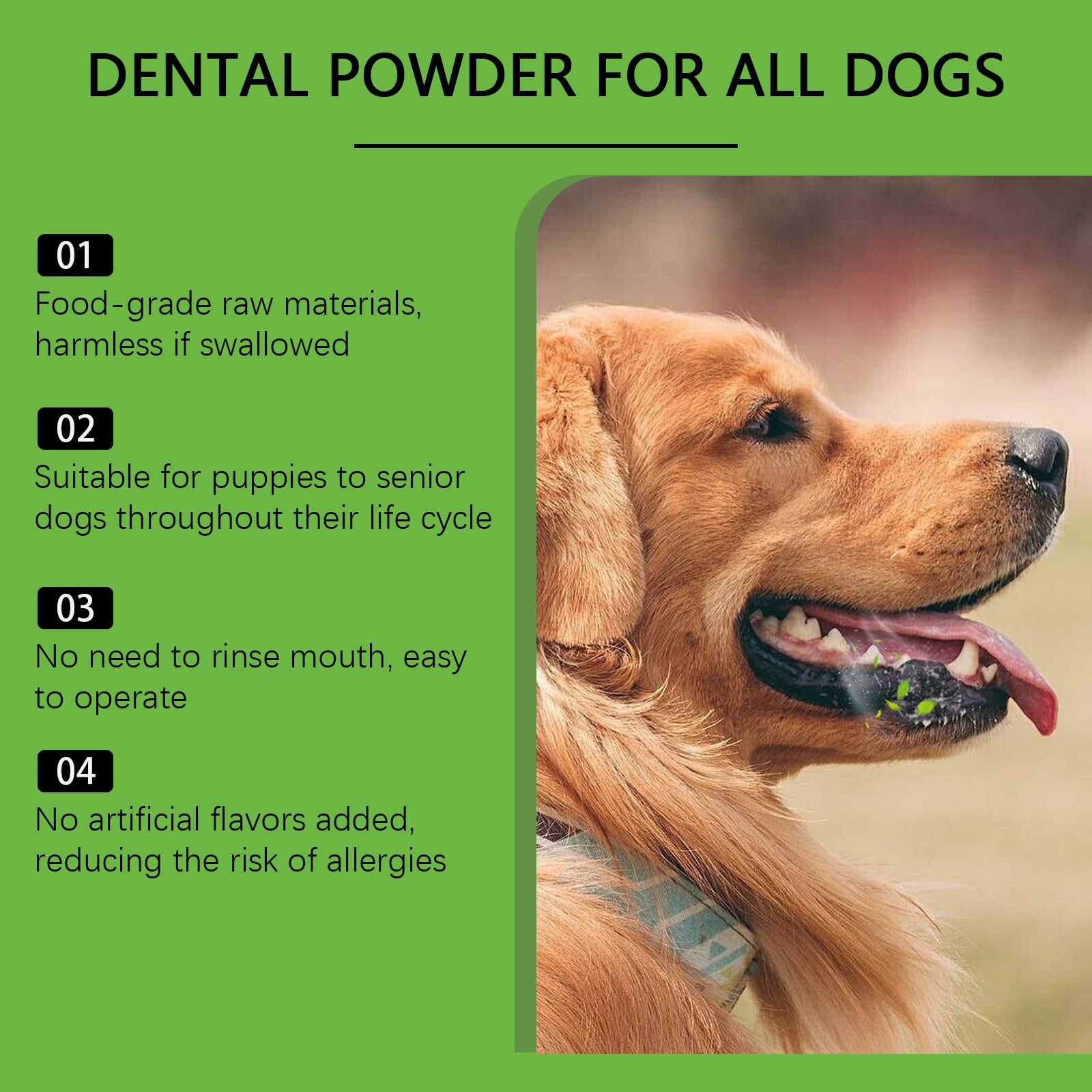 Dog Teeth Cleaning Powder