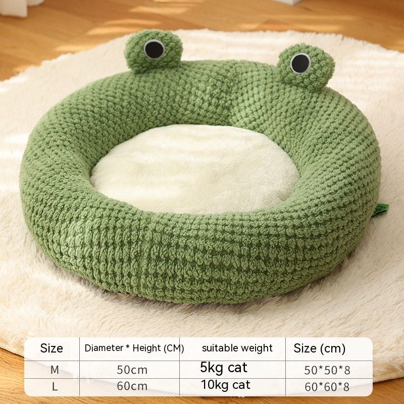 Warm Plush Little Frog Pet Nest