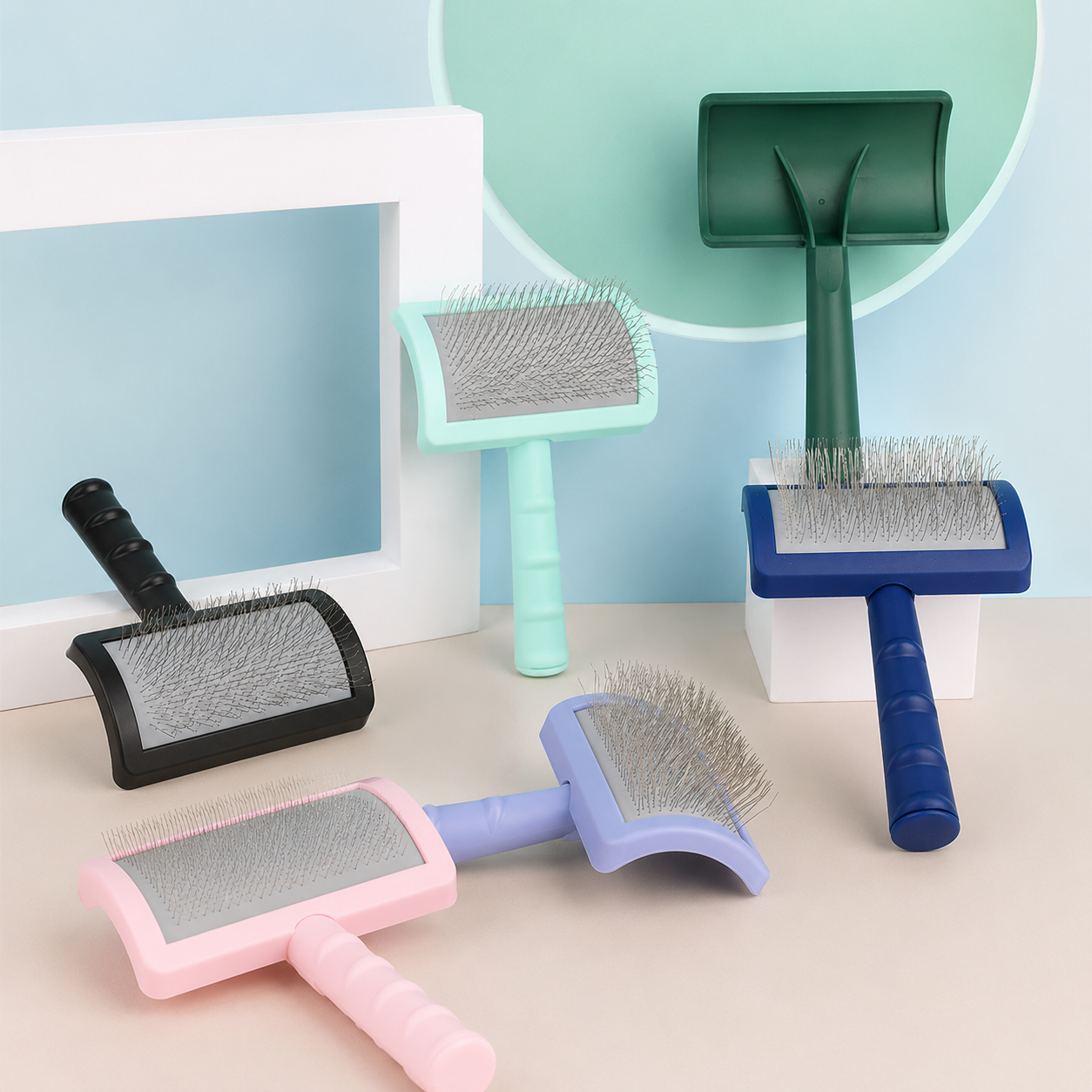 Curved Dog Grooming Neelde Comb