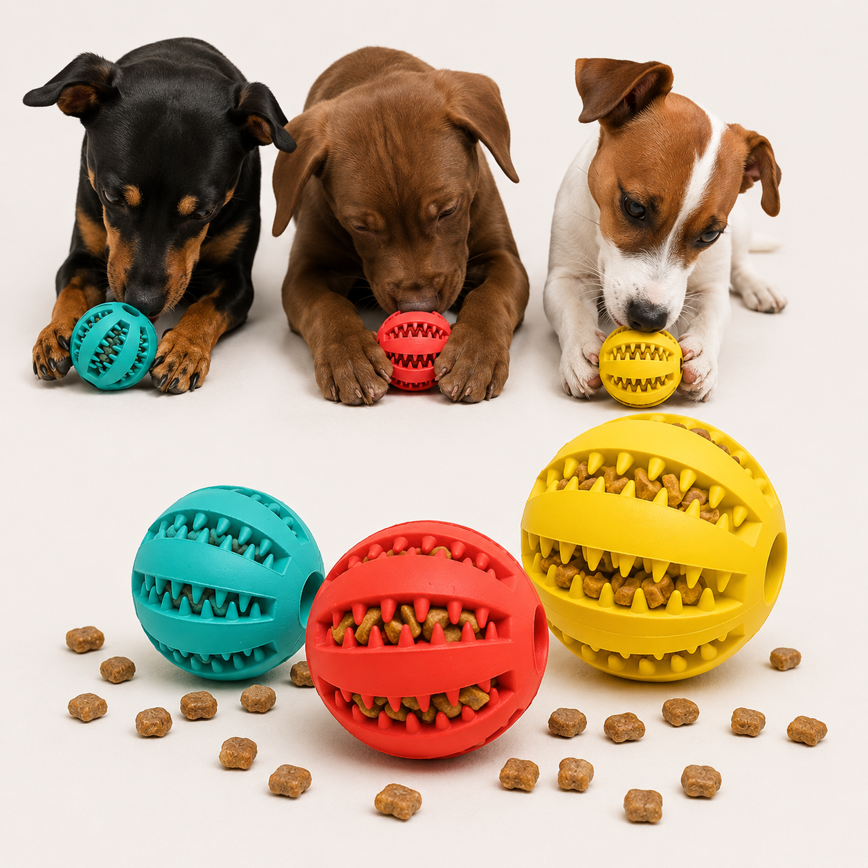 Rubber Ball Toy Feeder