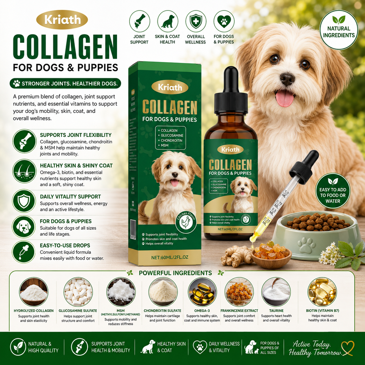 Dog Collagen Support Drops