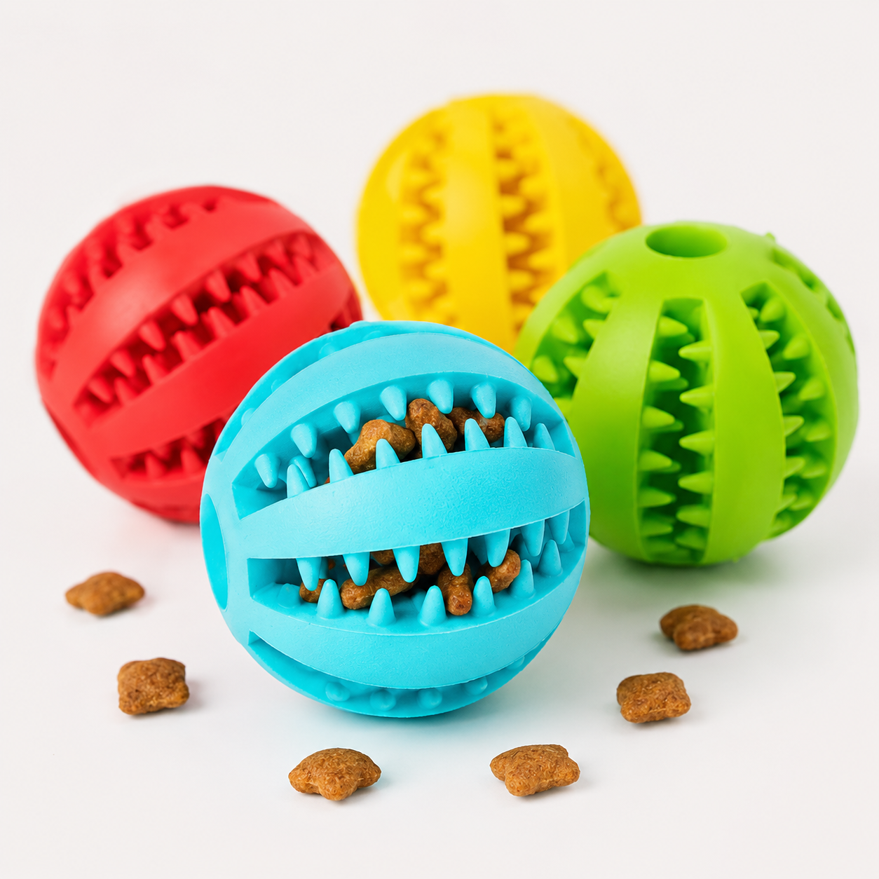 Rubber Ball Toy Feeder