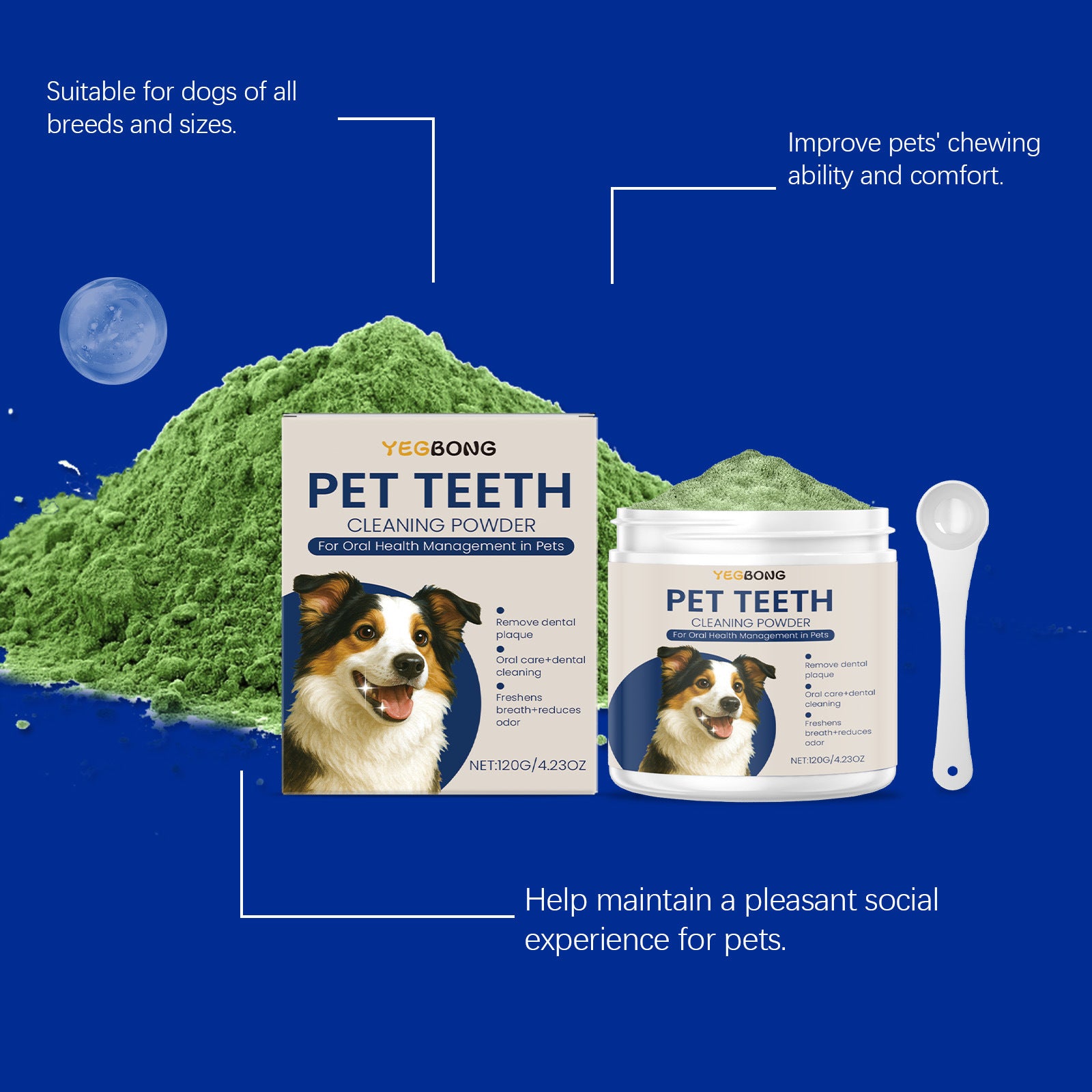 Dog Teeth Cleaning Powder