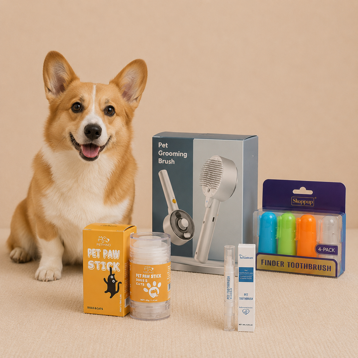 Dog & Cat Hair Remover Steam Brush Set