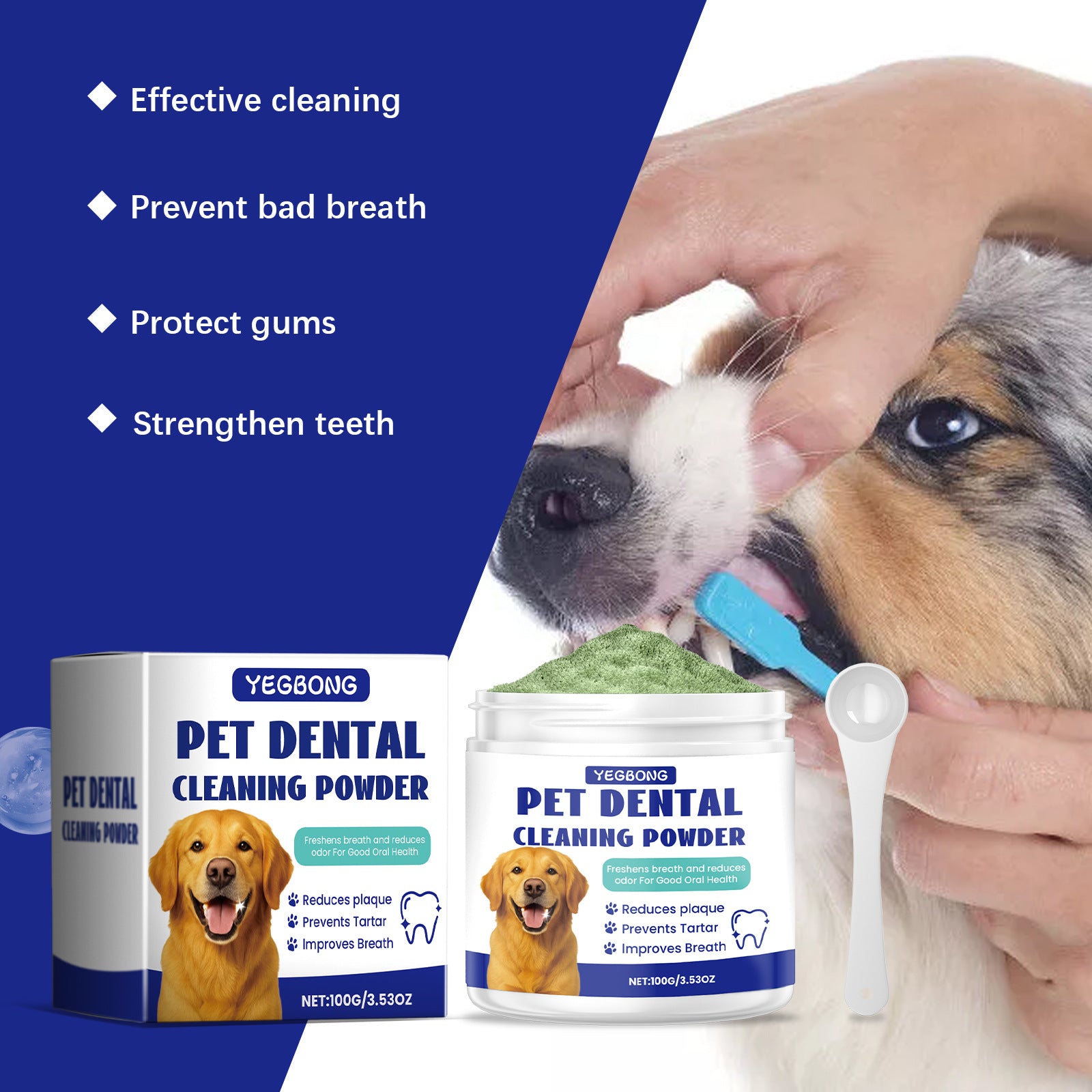 Dog Teeth Cleaning Powder