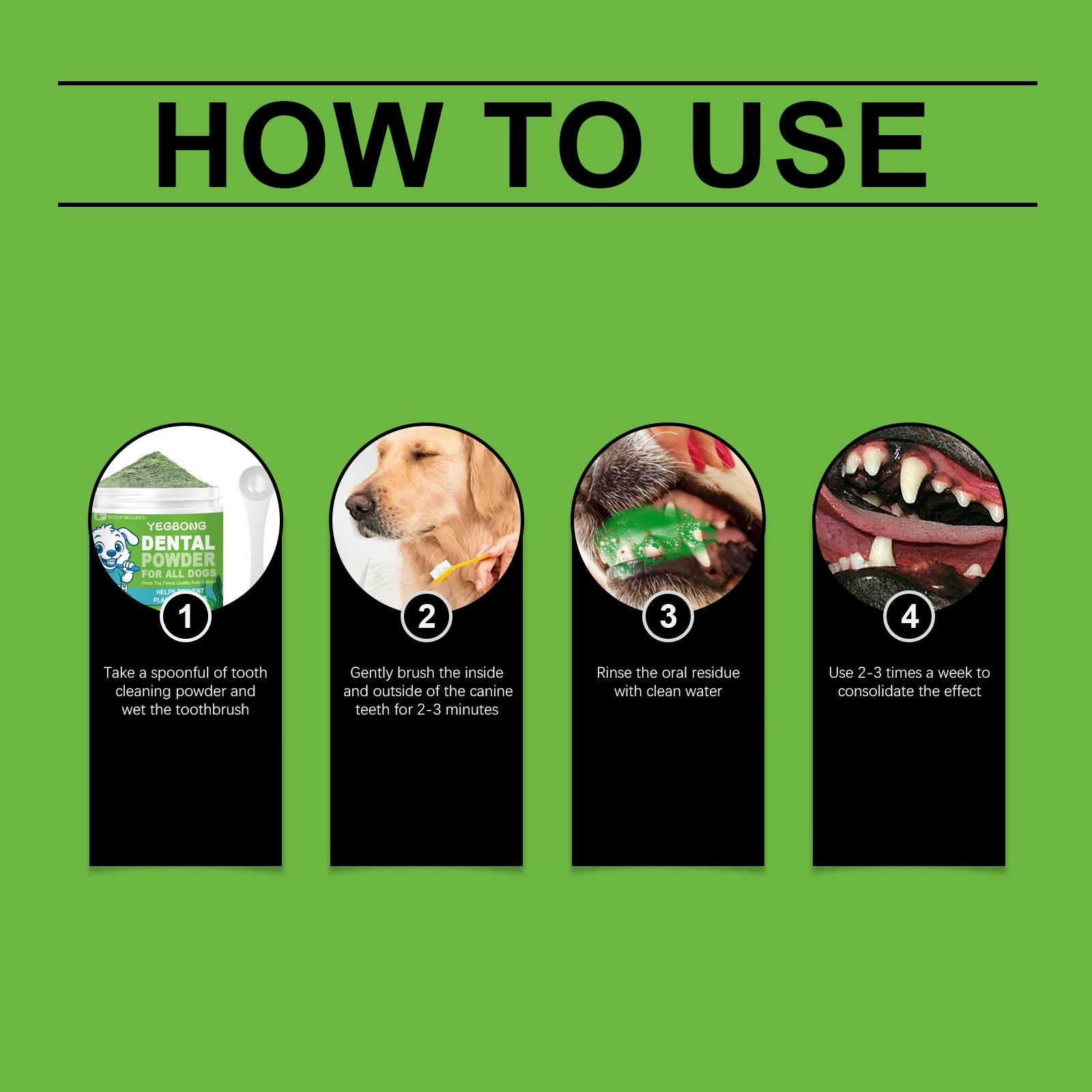 Dog Teeth Cleaning Powder