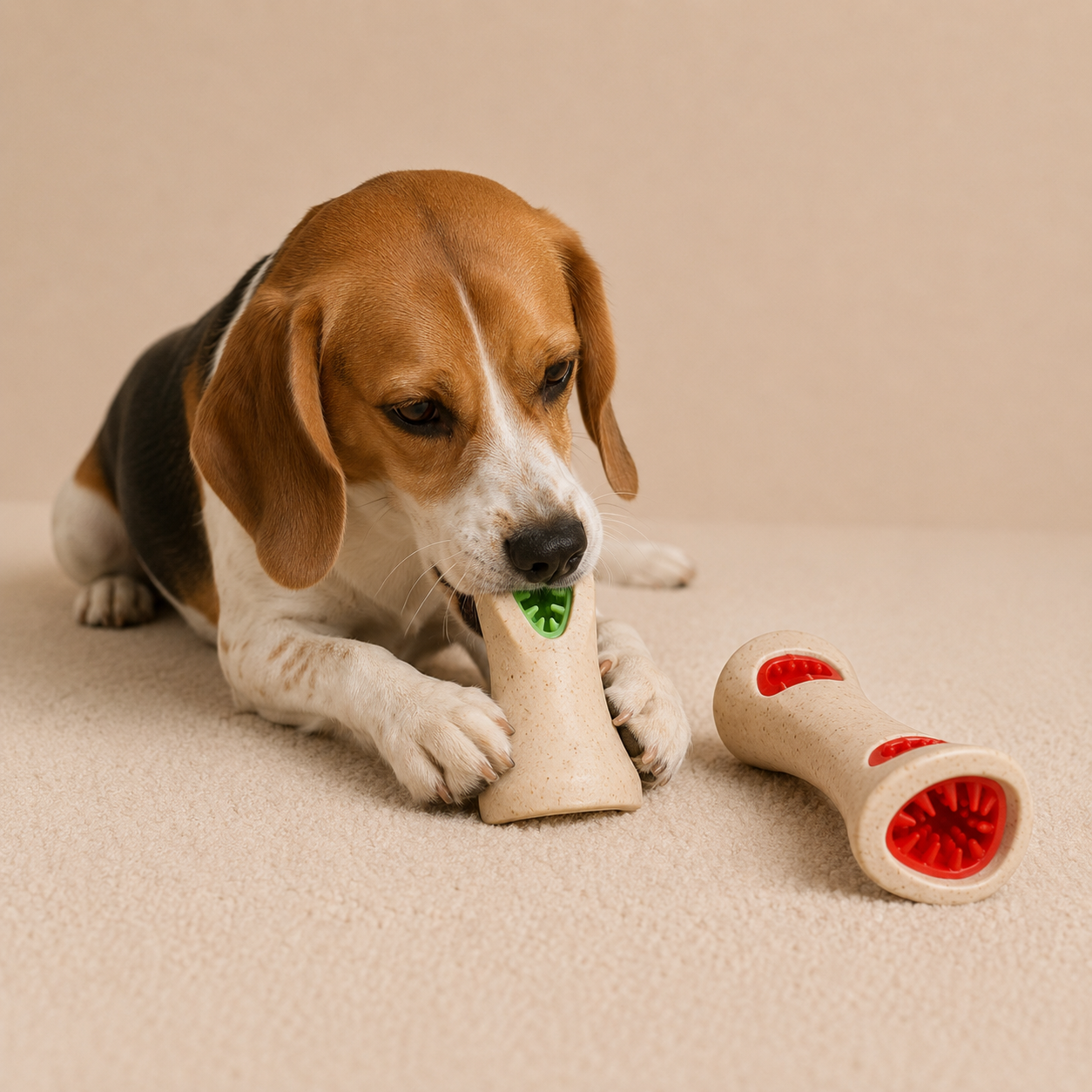 Dog Tooth & Bone Feeding Toy