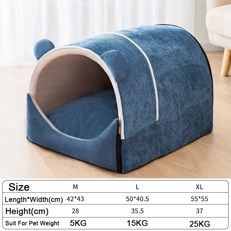 Warm And Washable Pet Bed