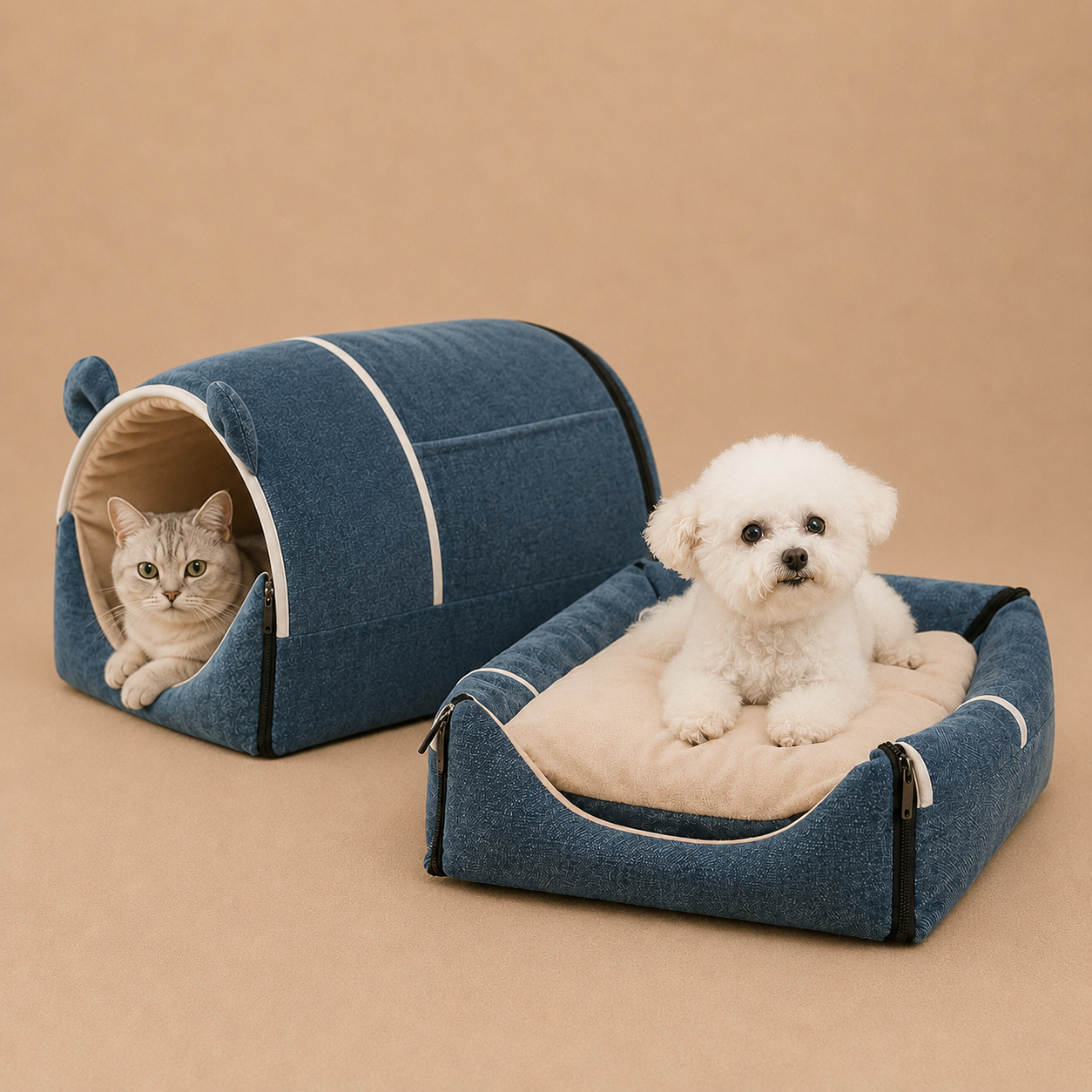 Warm And Washable Pet Bed