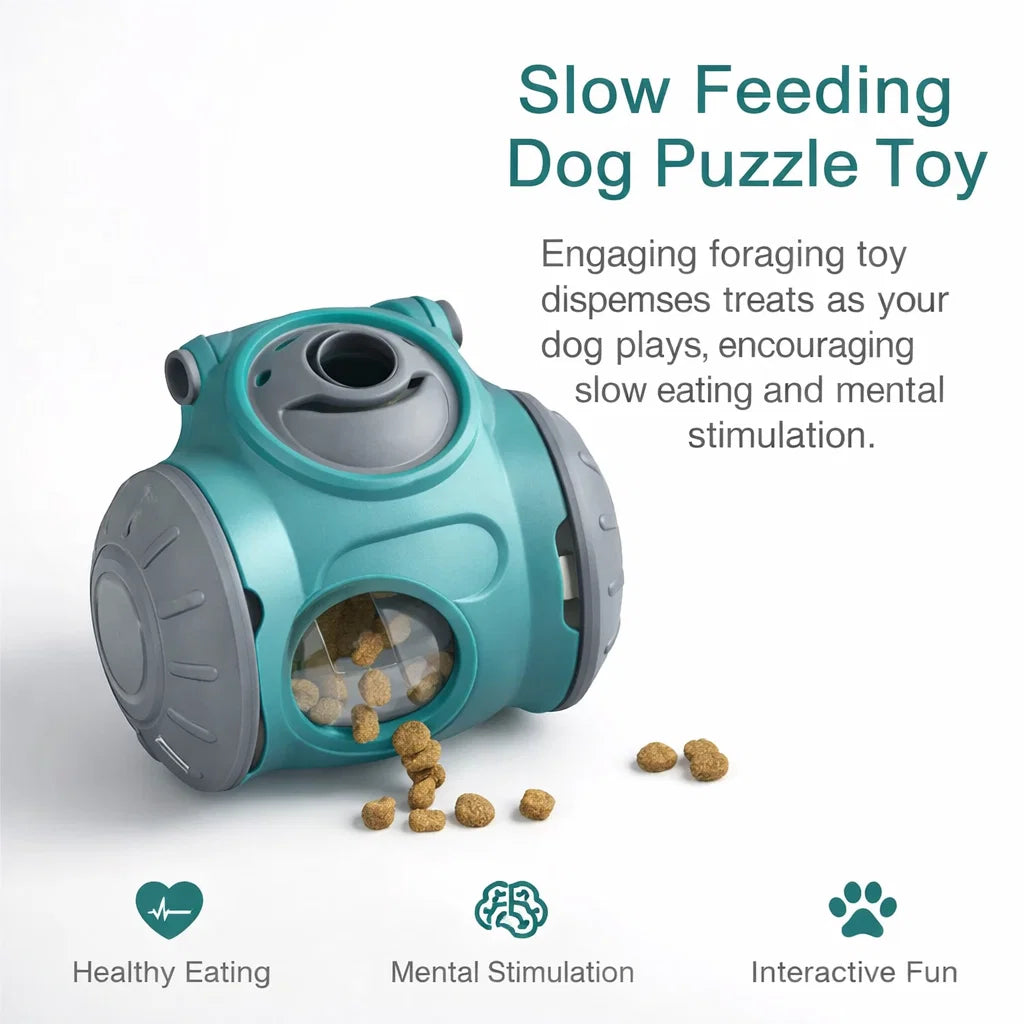 Tumbling Dog Toy Feeder